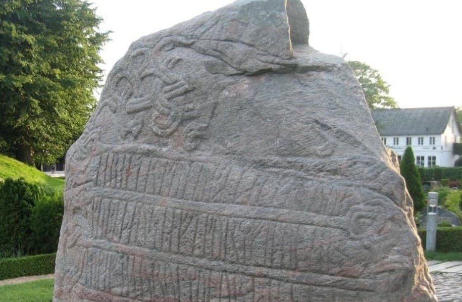 Jelling Stones, Jelling, Southern Denmark, Denmark